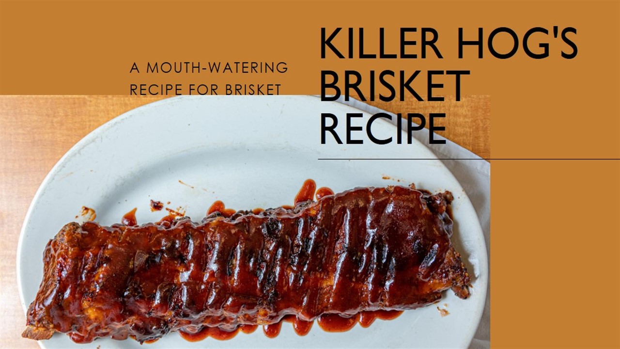 Killer Hog's Brisket Recipe